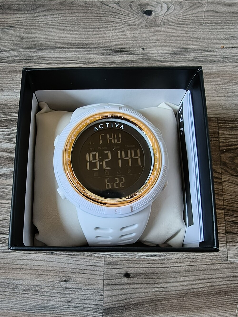 Activa X Invicta Digital Essentials Men's Watch - 50mm. White (ACW1915-014)